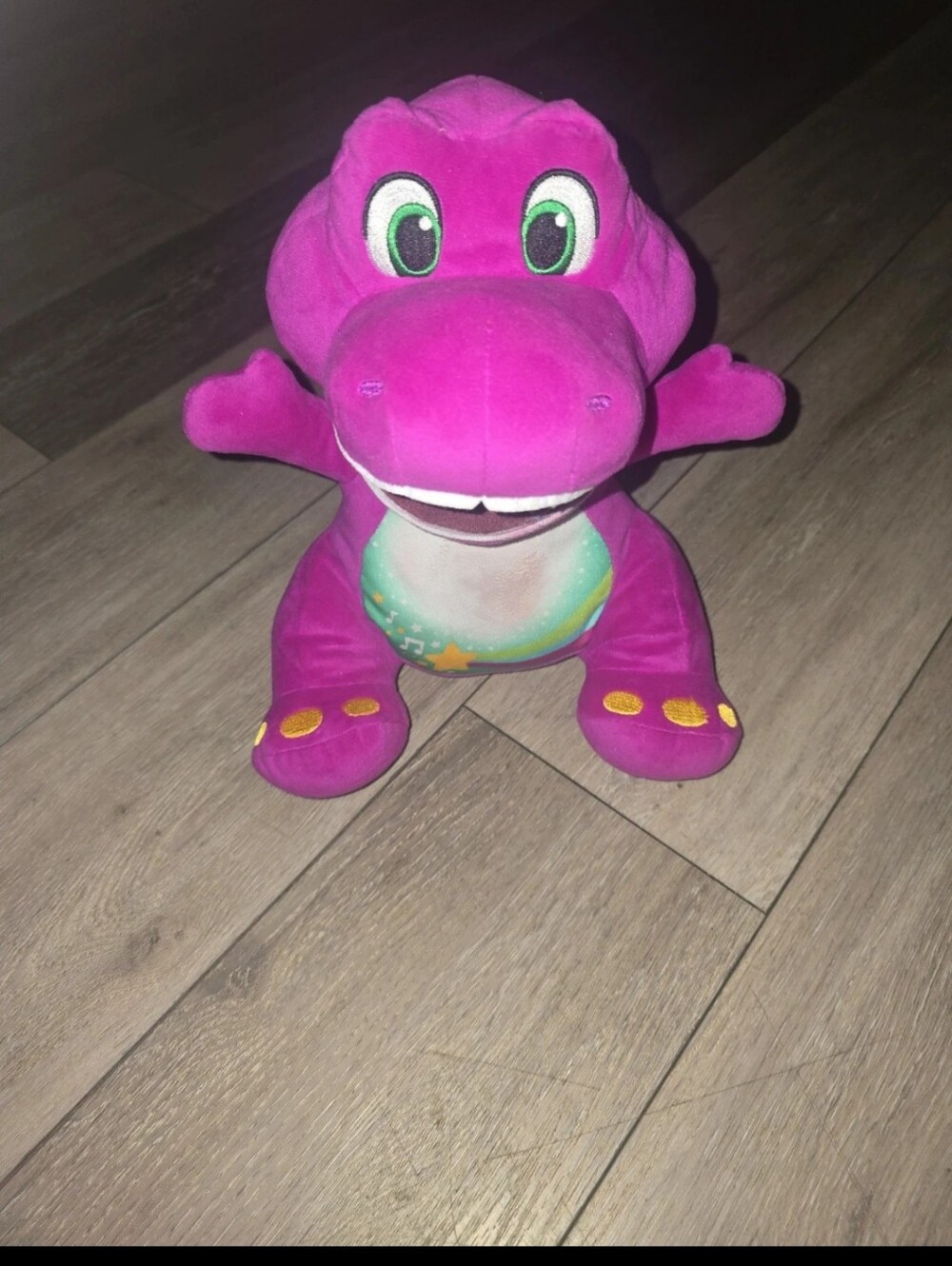 Plush Purple Dinosaur Toy - Soft Kids Plush